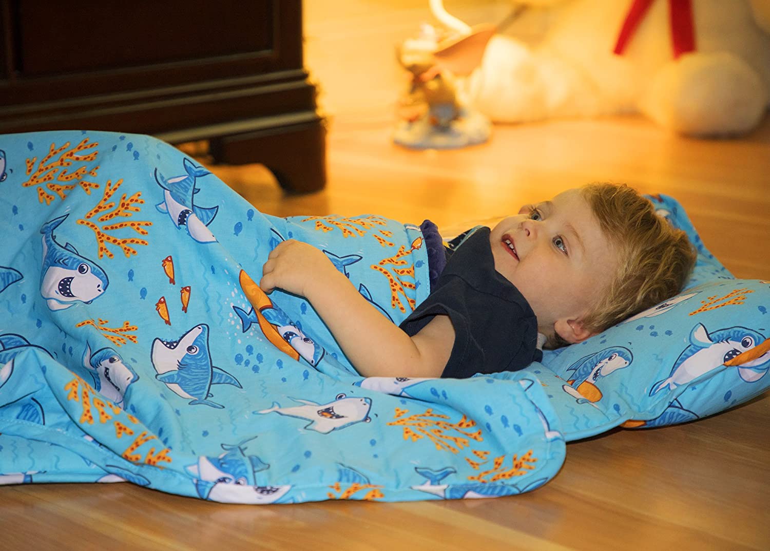 Bambino Bliss Kids Nap Mat with Removable Pillow