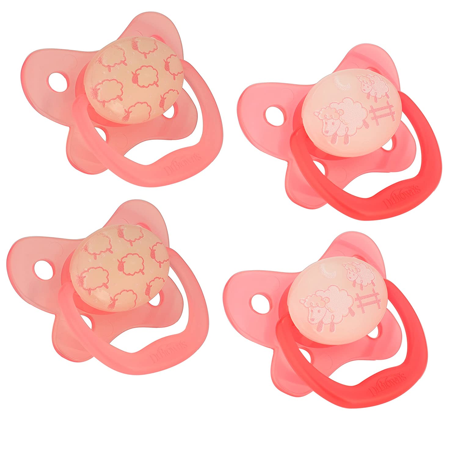 Dr Brown PreVent Contour Glow in the Dark Pacifier