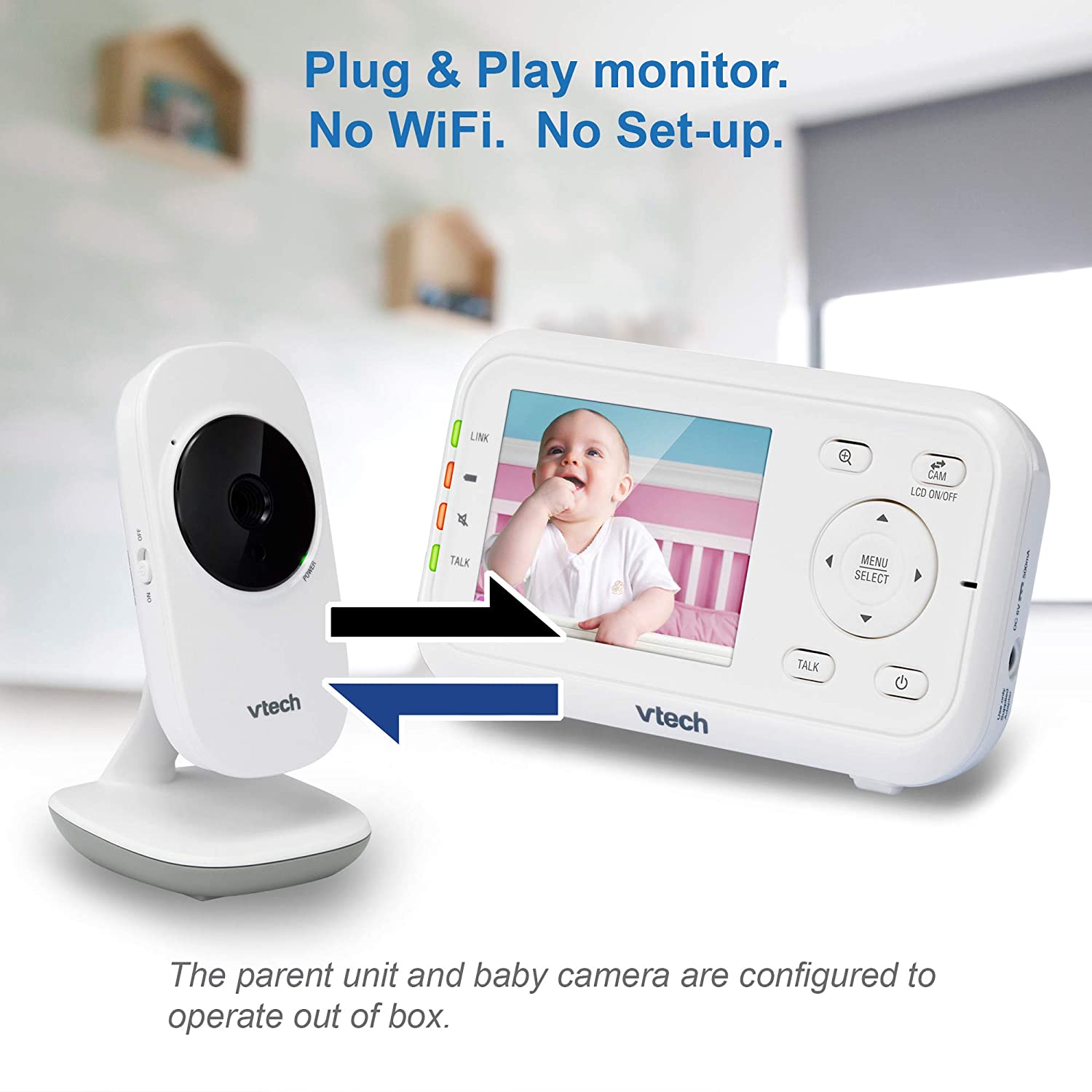 VTech VM3252 Video Baby Monitor