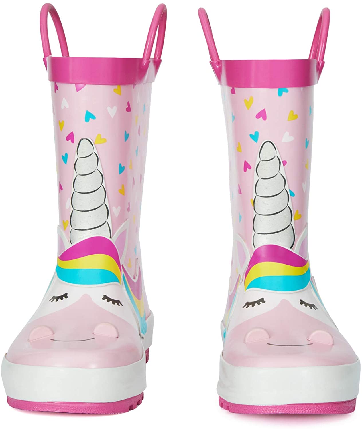 mysoft Kids Rain Boots for Girls Boys
