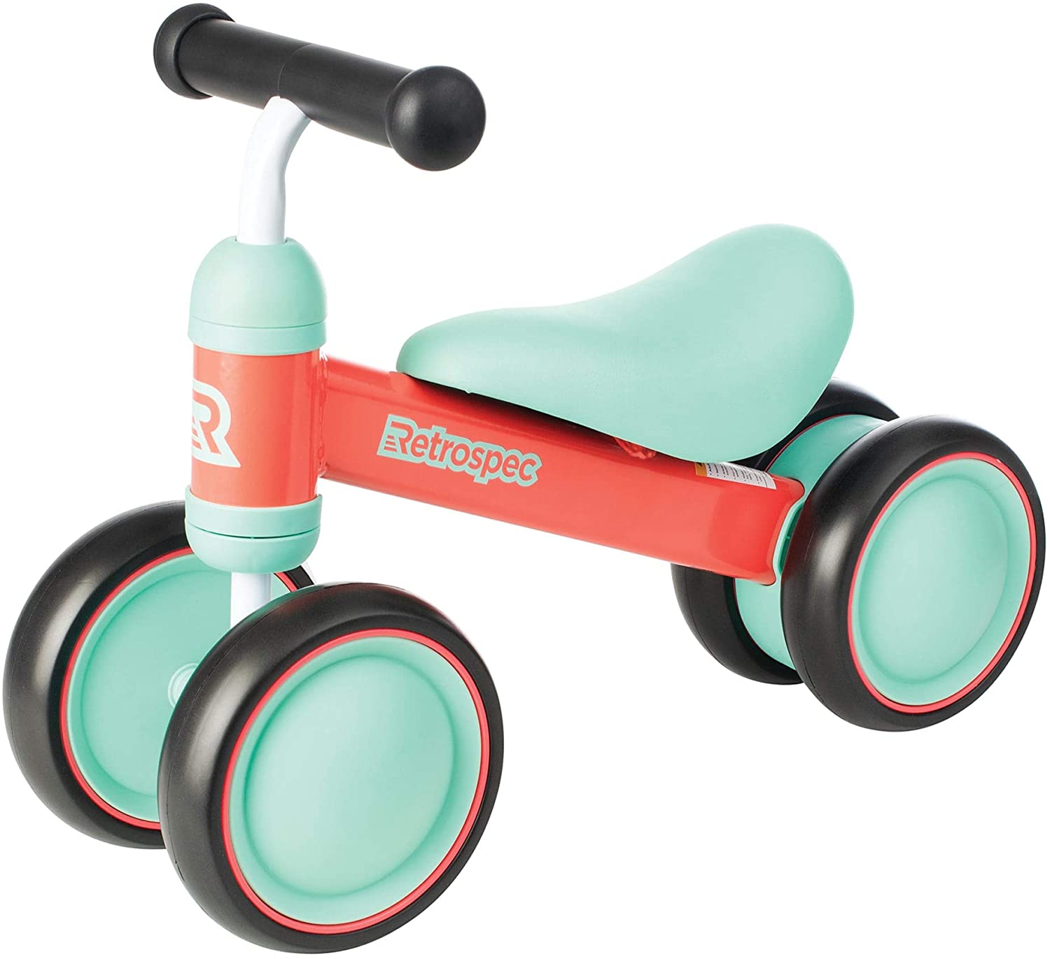 Retrospec Cricket Baby Walker Balance bike with 4 Wheels