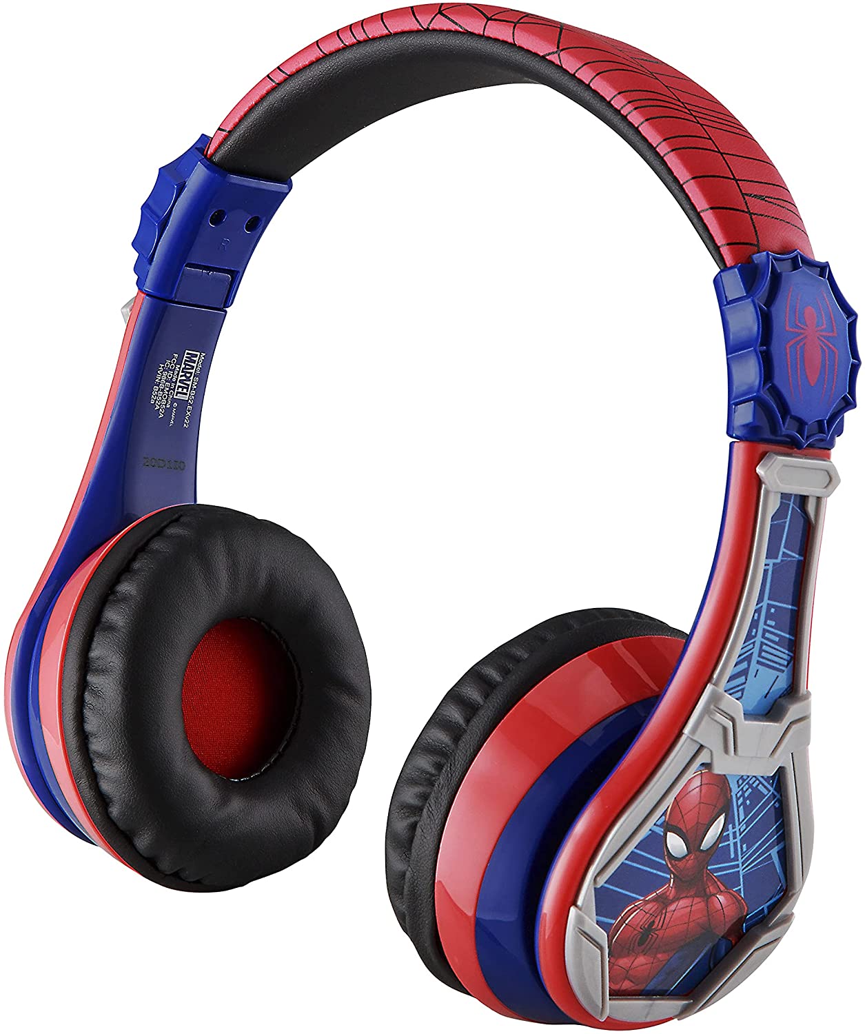 Spider-Man Wireless Rechargeable Bluetooth Headphones for Kids